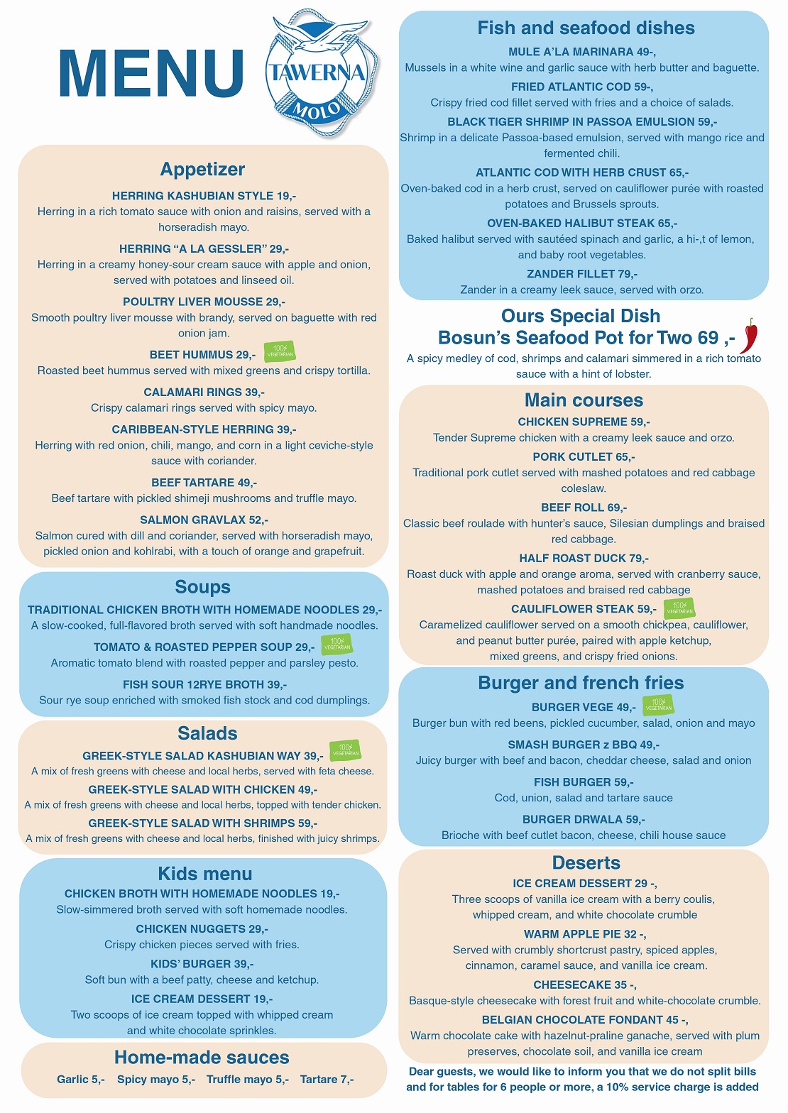 Menu EN